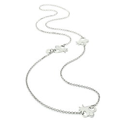 Folli Follie Collar Plateado de Acero Inoxidable 45cm
