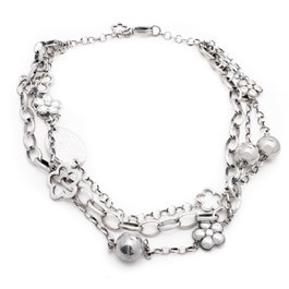 Folli Follie Collar de Plata de Ley Plateado 3N1F041WWC