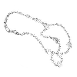 Folli Follie Collar de Plata de Ley Plateado 35cm