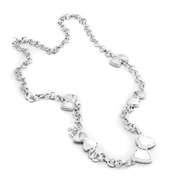 Folli Follie Collar de Plata de Ley Plateado 40cm