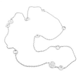 Folli Follie Collar de Acero Inoxidable Plateado 45cm