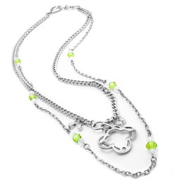 Folli Follie Collar de Plata de Ley Plateado 60cm