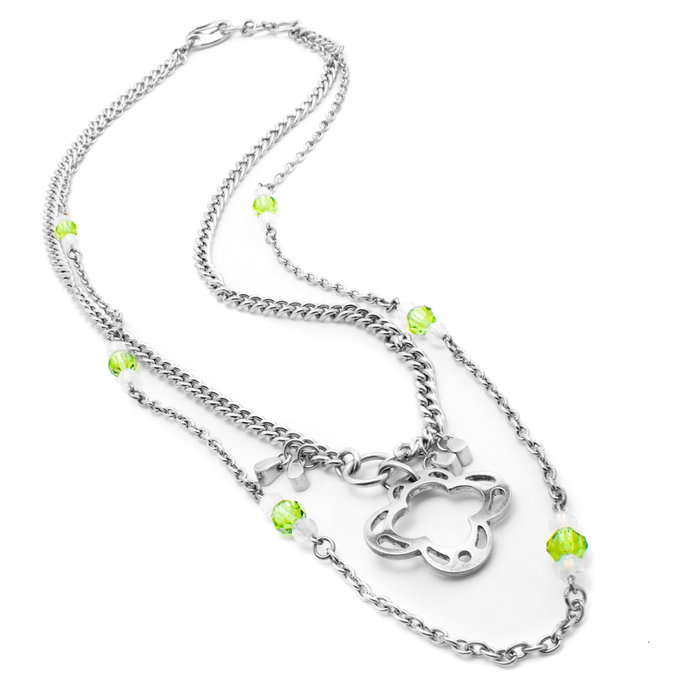 Folli Follie Collar de Plata de Ley Plateado 60cm Folli Follie Collar de Plata de Ley Plateado 60cm