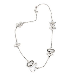Folli Follie Collar de Acero Inoxidable Plateado 3N9S215K