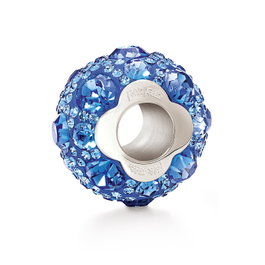 Folli Follie Joyería 3P13F018U con esfera azul y correa de plata de ley