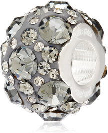 Folli Follie Joyería 3P13F019A con correa de plata de ley y esfera gris