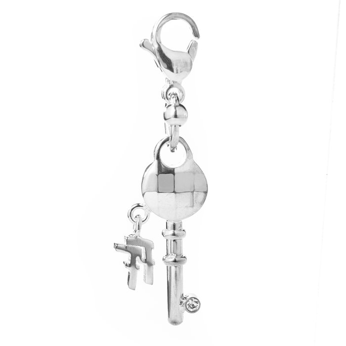 Folli Follie Joyería 3P1F003C con correa de plata de ley Folli Follie Joyería 3P1F003C con correa de plata de ley