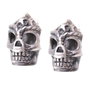 Folli Follie Pendientes de Plata de Ley Negro 4cm