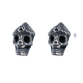 Folli Follie Pendientes de Plata de Ley Marrón 4E13B023