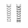 Bobroff Correa de Acero Inoxidable Plateada 20mm