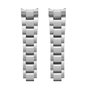 Bobroff Correa de Acero Inoxidable Plateada 20mm