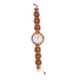 Ik IK001-BRWH Reloj de Mujer con Correa de Madera