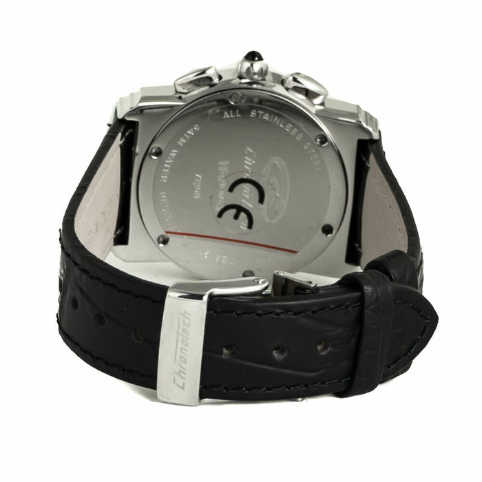 Chronotech CT7280B-03 con correa de piel negra