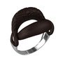 Panarea Anillo AA154M de Plata Color Marrón T14