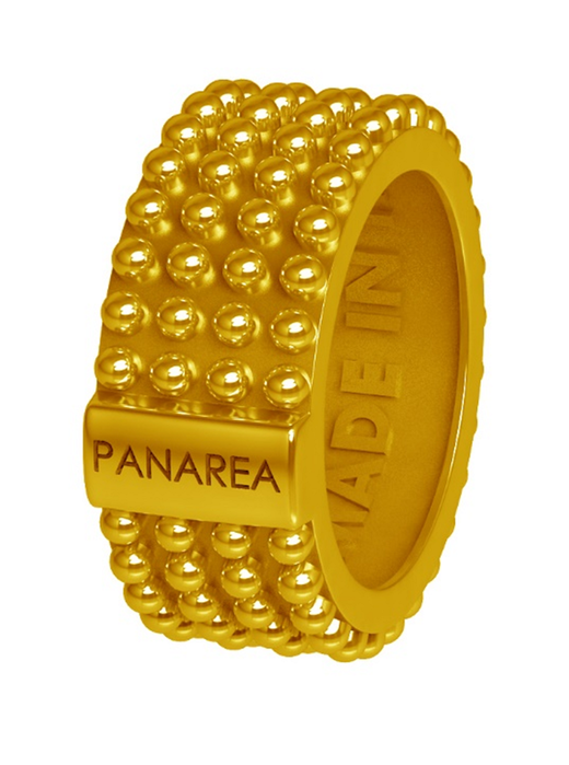 Panarea Anillo de Plata Dorado T14 AS254DO2 Panarea Anillo de Plata Dorado T14 AS254DO2
