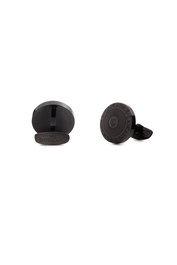 Lancaster GLA020A-BK Gemelos para Hombre en Acero Inoxidable Negro