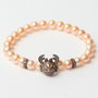 Lancaster Pulsera de Plata de Ley con Cangrejo y Circonita JLA-BR-CRAB-4-PE