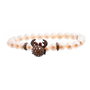 Lancaster Pulsera de Plata de Ley con Cangrejo y Circonita JLA-BR-CRAB-4-WH