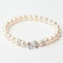 Lancaster Pulsera de Plata de Ley con Diseño de Rana y Circonita JLA-BR-FROG-1-WH