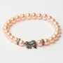 Lancaster Pulsera de Plata de Ley con Diseño de Rana y Circonita JLA-BR-FROG-3-PE