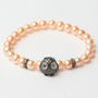 Lancaster JLA-BR-OWL-3-PE Pulsera de Plata con Búho y Circonita de 16mm