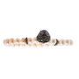 Lancaster Pulsera Búho con Circonita JLA-BR-OWL-3-WH, Plata de Ley, 16mm