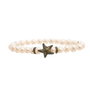 Lancaster JLA-BR-STAR-3-WH Pulsera de Plata con Estrella y Circonita