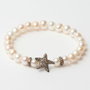 Lancaster Pulsera JLA-BR-STAR-4-WH con Estrella y Circonita