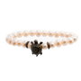 Lancaster JLA-BR-TURTLE-3-WH Pulsera de Tortuga en Plata de Ley y Circonita