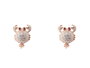Lancaster Pendientes de Cangrejo con Circonita en Plata de Ley