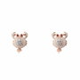 Lancaster Pendientes de Cangrejo con Circonita en Plata de Ley