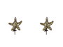 Lancaster Pendientes JLA-EAR-STAR-3 con Estrella y Circonita Verde