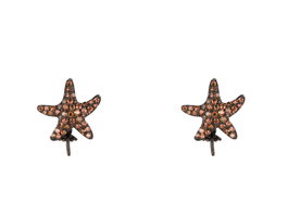 Lancaster Pendientes de Estrella con Circonita y Plata de Ley