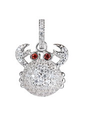 Lancaster Colgante de Cangrejo en Plata de Ley con Circonita Blanco