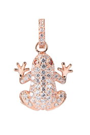 Lancaster Colgante Rana de Plata de Ley y Circonita JLA-PEN-FROG-2