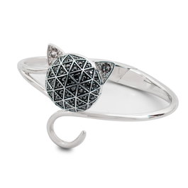 Karl Lagerfeld Anillo Klassic Karl Faceted Choupette Pulsera Gris