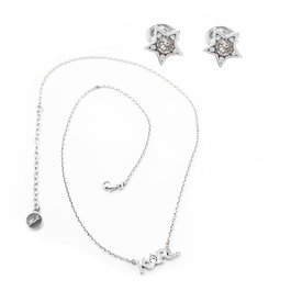 Karl Lagerfeld Klassic Karl Box Set (Collar + Pendiente) para Mujer