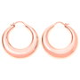 Rosefield Pendientes Iggy Bold Hoop Rosegold Chapado Rosa JBHR-J088
