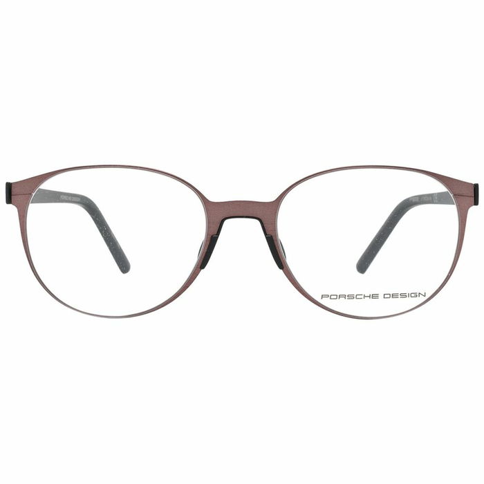 Montura de Gafas Unisex Porsche P8312-53F Marrón Bronce Ø 53 mm