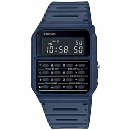 Reloj Unisex Casio CALCULATOR Azul Negro (Ø 35 mm)