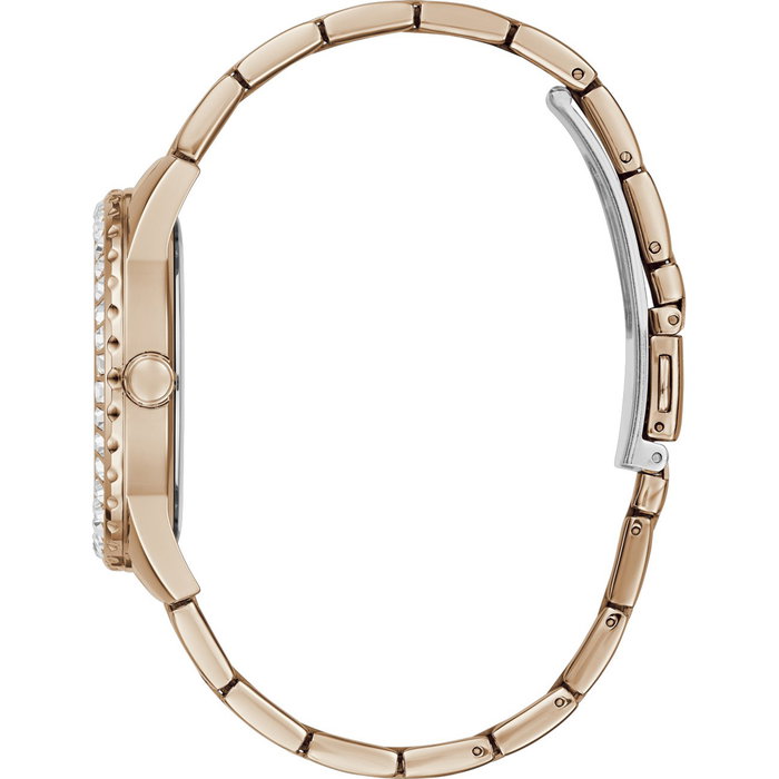 Guess GW0111L3 Reloj de Mujer Rosa con Esfera Negra