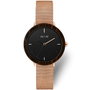 Mam MAM675 Reloj Unisex con Caja de Ébano y Correa Rosa