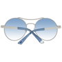 Web Eyewear WE0171-5416W con detalles dorados y cristal azul