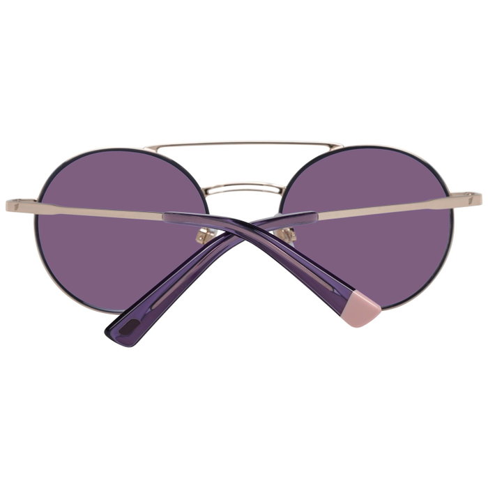 Web Eyewear WE0233-5033Z con detalles dorados y cristal lila