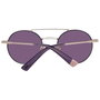 Web Eyewear WE0233-5033Z con detalles dorados y cristal lila