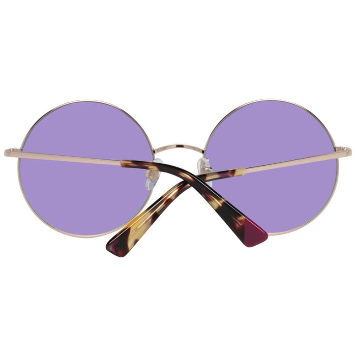 Web Eyewear WE0244-5833Z con cristales lila y estructura dorada Web Eyewear WE0244-5833Z con cristales lila y estructura dorada