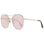 Web Eyewear WE0245-5828G con cristales rosas y detalles dorados