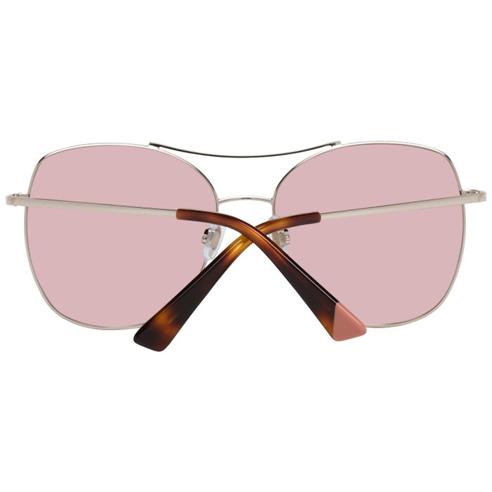 Web Eyewear WE0245-5828G con cristales rosas y detalles dorados