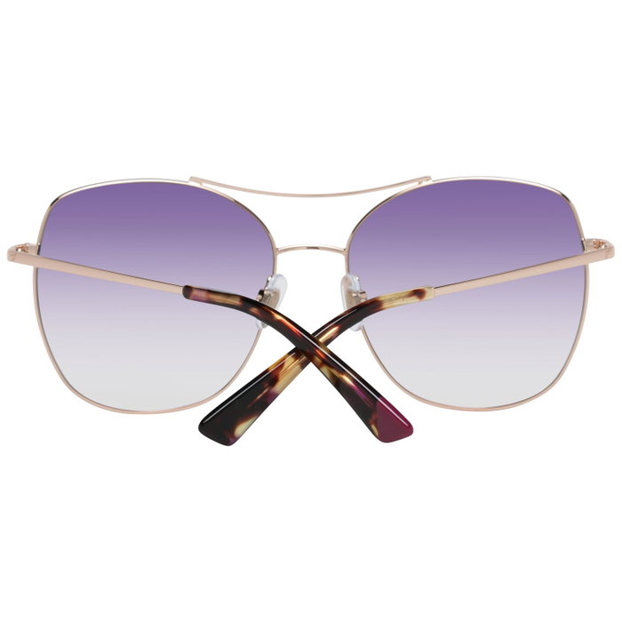 Web Eyewear WE0245-5833Z con cristales lilas y montura dorada