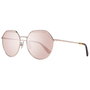 Web Eyewear WE0258-5833G con detalles dorados y cristal marrón